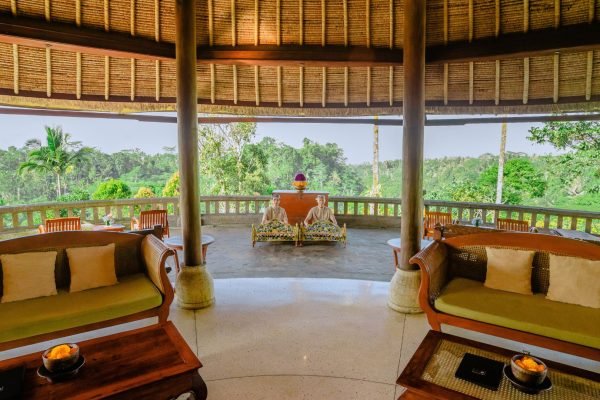 Balinese Open-Air Lounge View